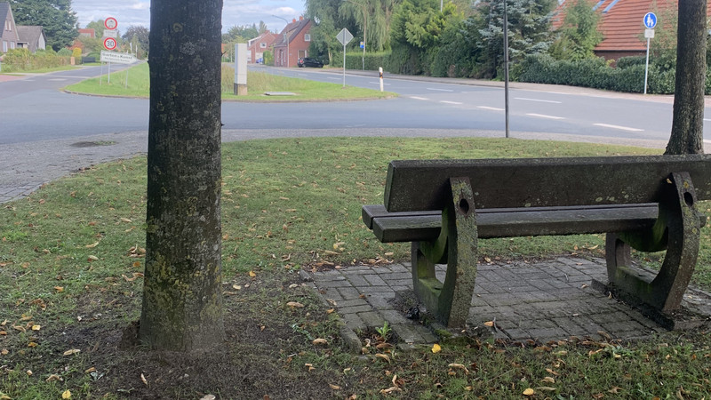 Rastplatz für Fahrradfahrer