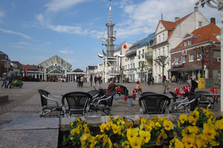 Marktplatz in der Stadt Aurich