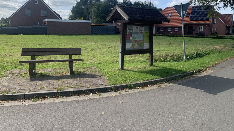 Rastplatz für Fahrradfahrer