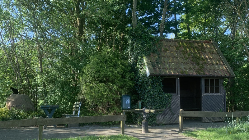Rastplatz für Fahrradfahrer